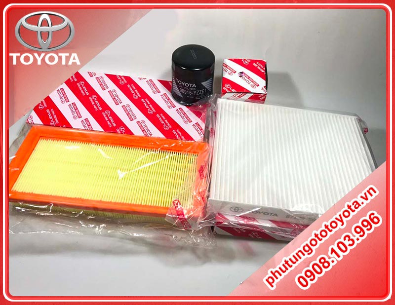 Combo bộ lọc Toyota Fortuner 2007-2015